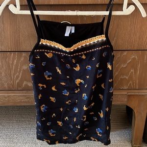 Blank London detailed spaghetti strap top